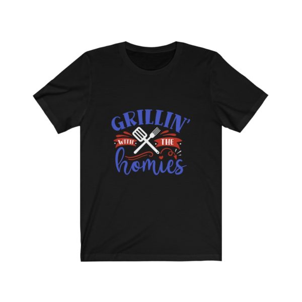 Grillin-with-the-Homies-Unisex-Tshirt-Licorice