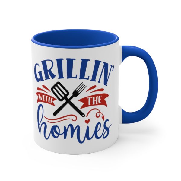 Grillin- with-the-Homies-Blue-Accent-Mug