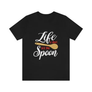 Lick-the-Spoon-Unisex-Tshirt-Licorice