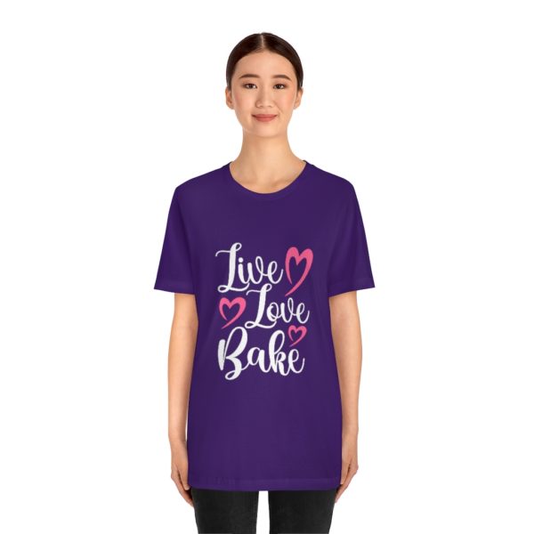 Live-Love-Bake-Unisex-T-shirt-Grape