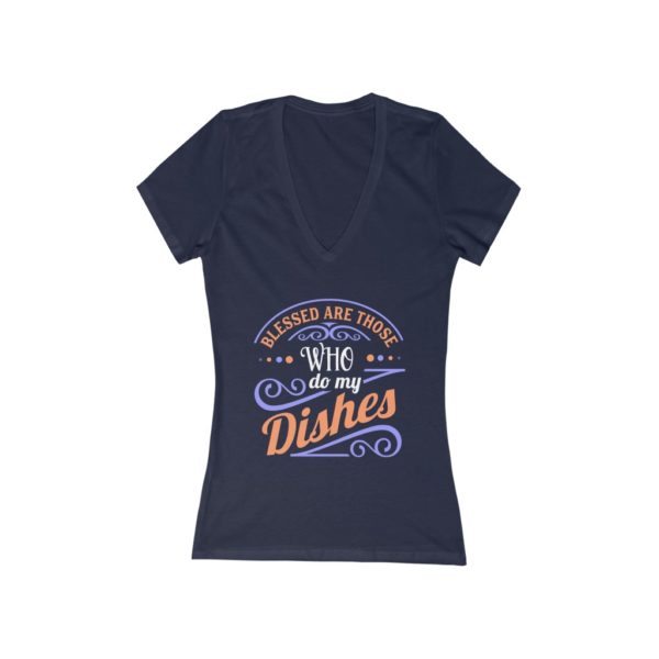 Blessed-Are-Those-Womens-Vneck-Dark-Blueberry