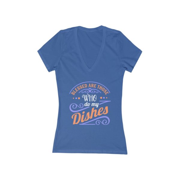 Blessed-Are-Those-Womens-Vneck-Blueberry