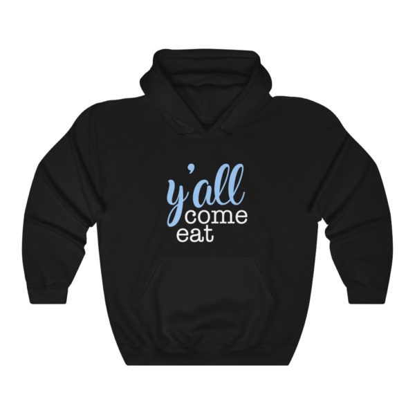 Y'all-Come-Eat-Blue-White-Unisex-Hoodie-Licorice