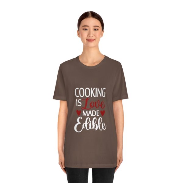Cooking-is-Love-Made-Edible-Chocolate-T-Shirt